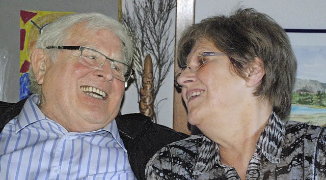Haben viele gemeinsame Erinnerungen: C...mbert sind seit 50 Jahren ein Ehepaar.  | Foto: Maja Tolstorf
