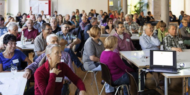 Beim zweiten Brgerforum diskutierten ... in Waldkirch Handlungsbedarf besteht.  | Foto: Photographer: Gabriele Zahn