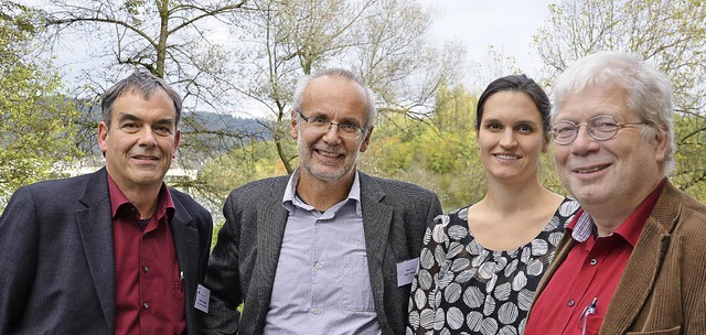 Dieter Scheibler, Rolf Gppel, Judith ...lle  in Bad Sckingen zum Thema ADHS.   | Foto: Christiane Weishaupt