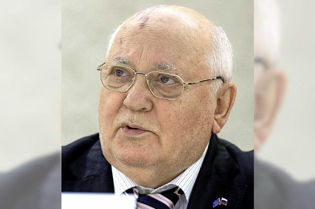 Gorbatschow kommtr zum Jahrestag des Mauerfalls nach Berlin