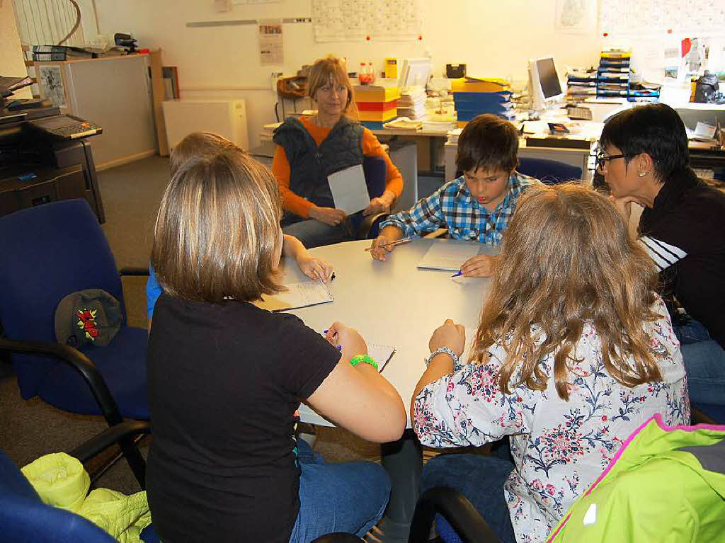 Zisch-Kinderreporter in der Redaktion Bonndorf