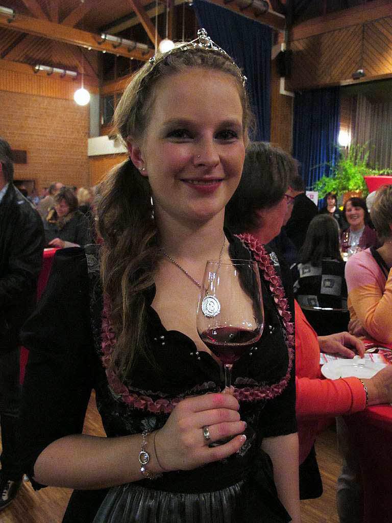 Die Markgrfler Weinprinzessin Melissa Fnfgeld.