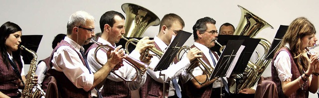 Kraftvoll und klanggewaltig: Der Musik...l bei seinem Auftritt am Samstagabend   | Foto: fabry