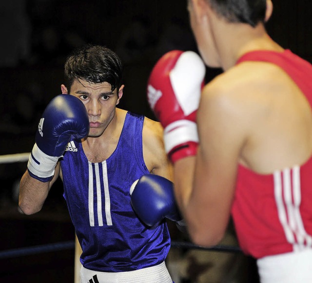 Faustkampf auf hohem Niveau gab es bei der Boxnacht in Lahr.   | Foto:  Bettina Schaller