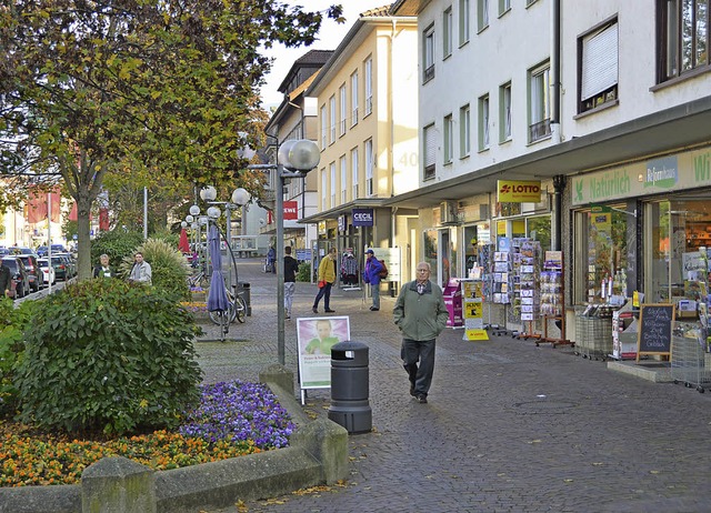 In der Werderstrae stlich der Post s...rmarkt am Stadtrand gefhrdet werden.   | Foto: Babeck-Reinsch
