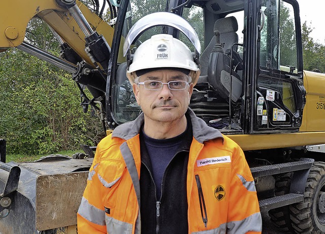 Als Bauleiter hat derzeit Harald Reder...er Breisacher Rheinbrücke das Sagen. | Foto: Sophia Kraft Als Bauleiter hat derzeit Harald Reder...er Breisacher Rheinbrücke das Sagen. | Foto: Sophia Kraft
