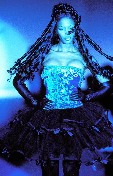 &#8230; als Supermodels wie Naomi Campbell (1994 fr Harper&#8217;s Bazaar).  | Foto: Wilfried Beege