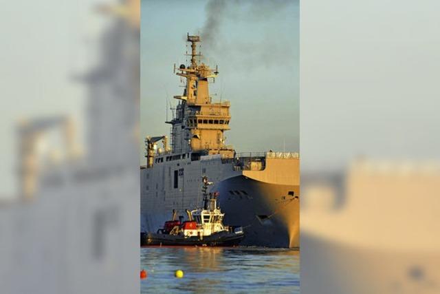 Frankreich will Russen ein Kiregsschiff liefern