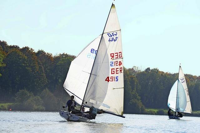 Segler beenden auf dem Rhein die Saison