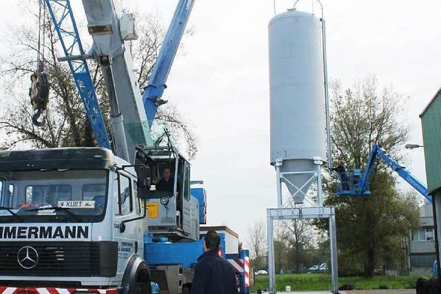 Neues Silo fasst 72 Tonnen