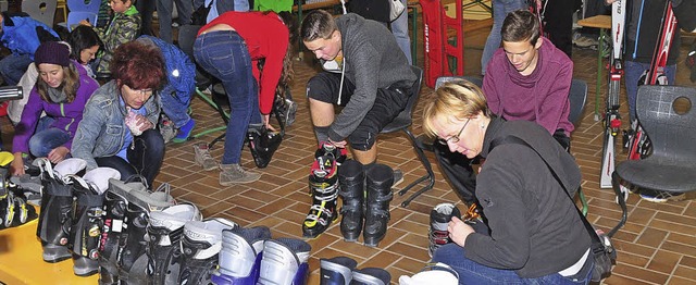 Ist der richtige Skischuh dabei? Das A...chenschwand wurde ausgiebig geprft.   | Foto: Stefan Pichler