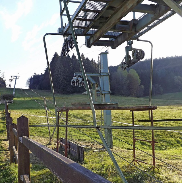 Das Aufzugssystem der Herrischrieder L...saison noch einmal auf dem Prfstand.   | Foto:  WOLFGANG ADAM
