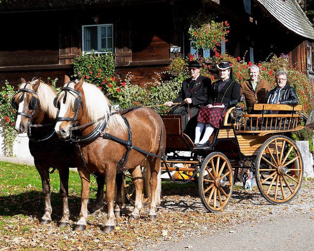 Der Vorsitzende der Schwarzwlder Pfer...dliche Gemeinde&#8220; fr St Mrgen.   | Foto: Wolfgang Scheu