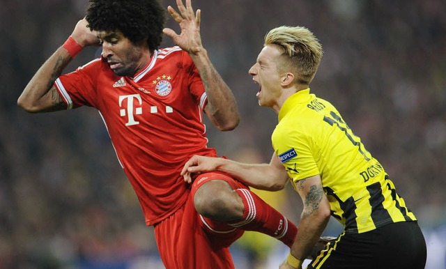 Wenn die Bayern gegen Dortmund spielen...nte (links) wei das, Marco Reus auch.  | Foto: dpa