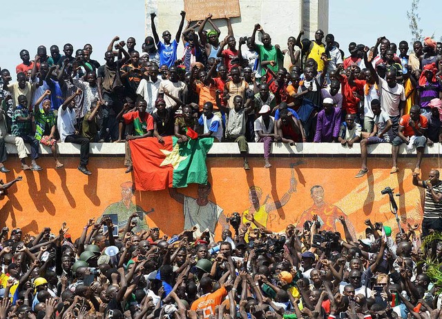 Nach Massenprotesten ist der Prsident...Faso, Blaise Compaor, zurckgetreten.  | Foto: AFP