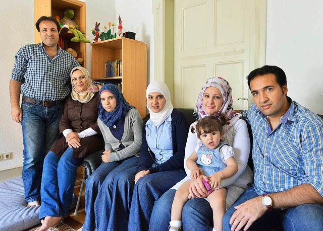 Sie knnen in Deutschland bleiben: Familie Diab  | Foto: Michael Bamberger