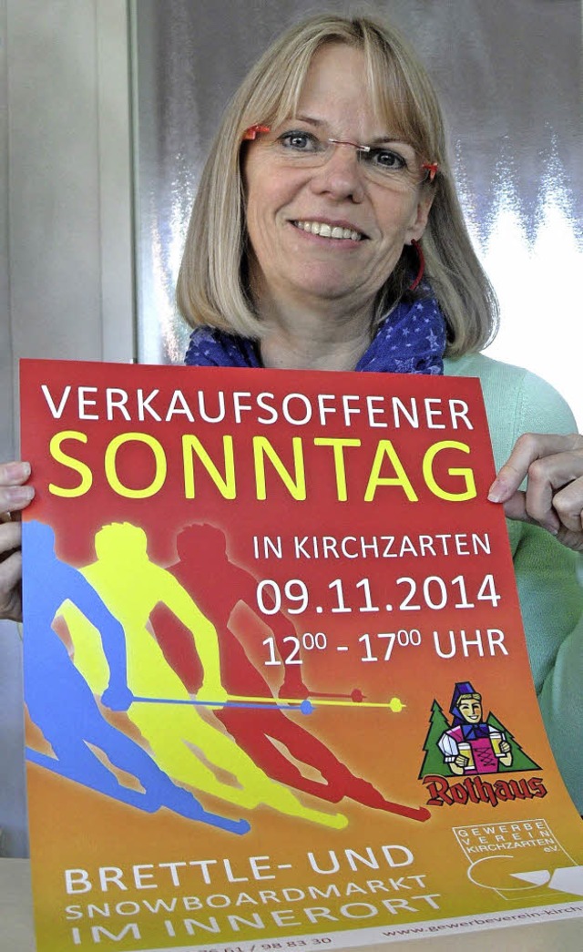 Organisiert den verkaufsoffenen Sonntag in Kirchzarten: Gaby Junginger   | Foto: MARKUS Donner
