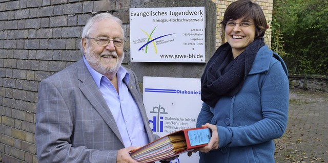 Planen frs groe Jubilumsfest: Claudia Hewel und Wolfgang Eitel.   | Foto: Ehrlich