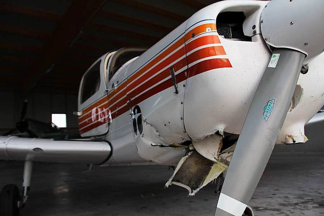 Das Propellerflugzeug wurde beschlagnahmt.  | Foto: dpa