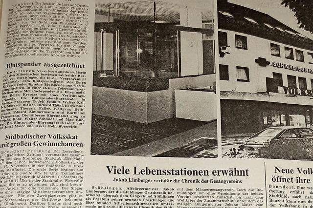 Seit 40 Jahren hat die Badische Zeitung eine Redaktion in Bonndorf