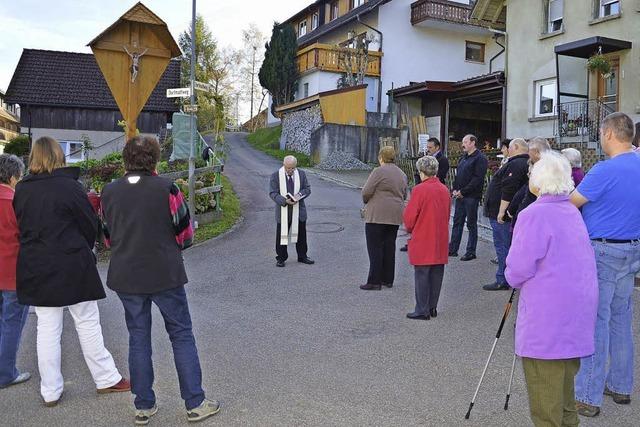 Das Wegkreuz wurde erneuert