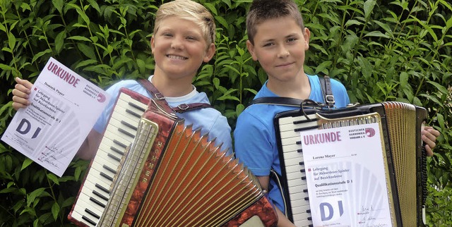 Lorenz Mayer und Dominik Pieper (links...mstag sind sie im Konradsaal zu hren.  | Foto: aos