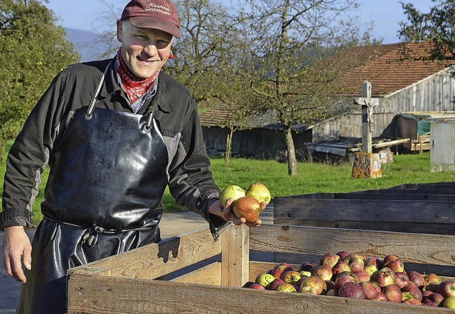 Markus Grninger von der gleichnamigen Mosterei.  | Foto: Franziska Amann