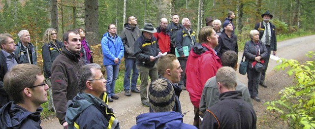 Todtnauer Waldbegehung mit Vertretern von Forstverwaltung und Gemeinderat   | Foto: ZVG