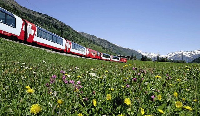 Die Alpen auf Schienen erleben.  | Foto: pr