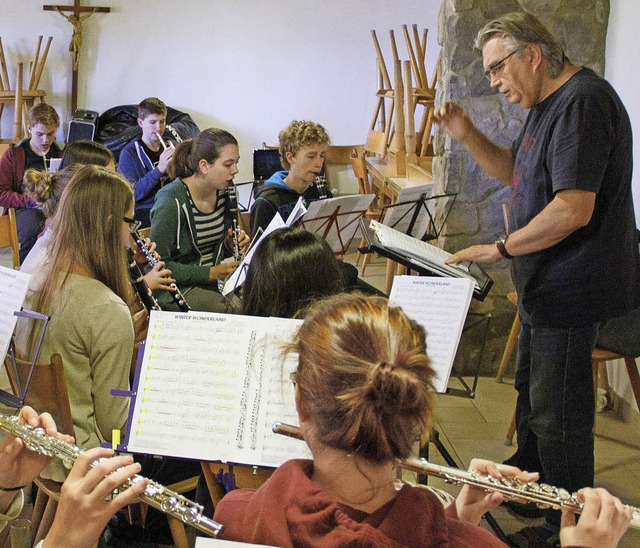 Engagiert: Die Jungmusiker proben auf dem Ibichhof.   | Foto: verein