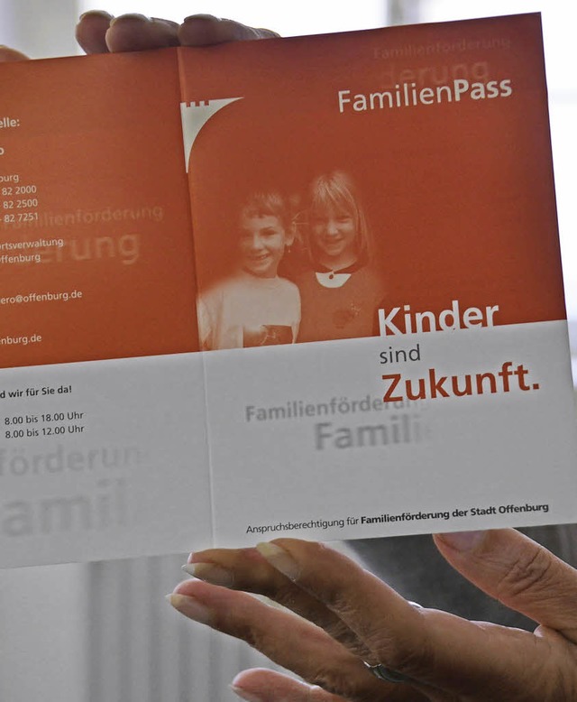 Den Familienpass lsst sich Offenburg viel Geld kosten.   | Foto: Seller