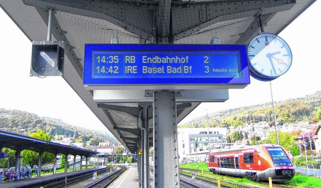 Bahnhof in Waldshut-Tiengen  | Foto: bz
