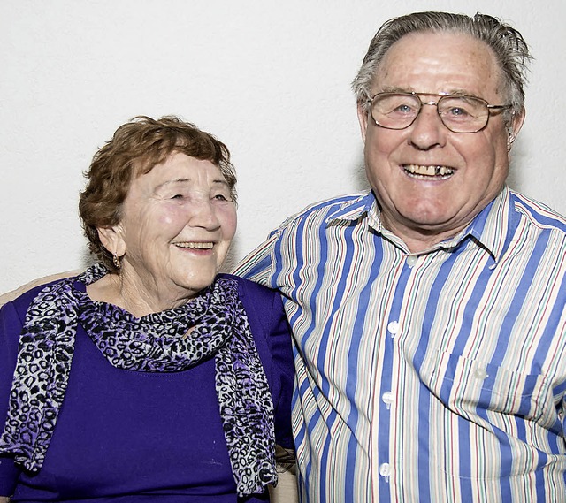 Ella und Jakob Groh sind 60 Jahre verheiratet.   | Foto: Olaf Michel