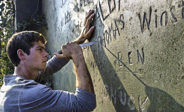 Die Jungs  verewigen sich in der Mauer.   | Foto: Twentieth Century Fox