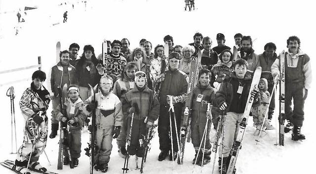 Es war immer eine Gaudi-Gruppe nach de...uhren damals fr die DLRG-Ortsgruppe.   | Foto: Archiv Ski-club