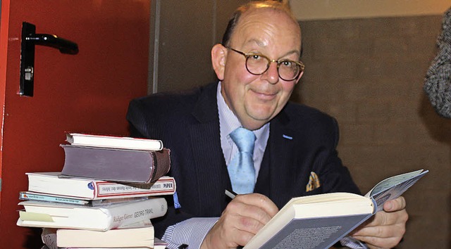 Denis Scheck zu Gast in der Stadtbibliothek  | Foto: Antje Gessner