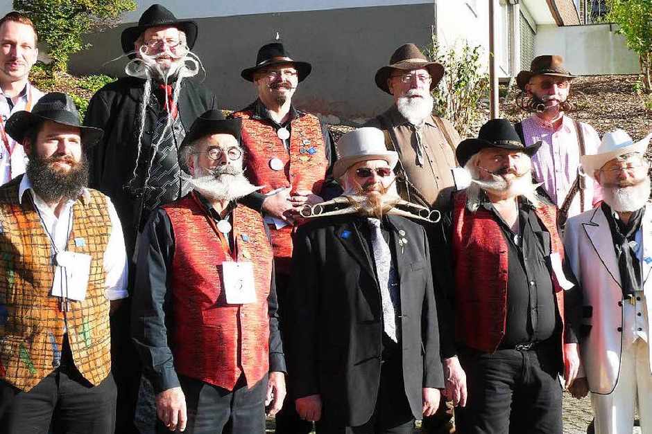 Bartträger vom Verein "Pforzemer Schnäuz" waren aus Pforzheim angereist. (Foto: Ute Aschendorf) Bartträger vom Verein "Pforzemer Schnäuz" waren aus Pforzheim angereist. (Foto: Ute Aschendorf)