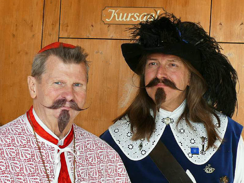 Allerlei illustre Barttrger traten bei der Europameisterschaft in Schluchsee gegeneinander an.