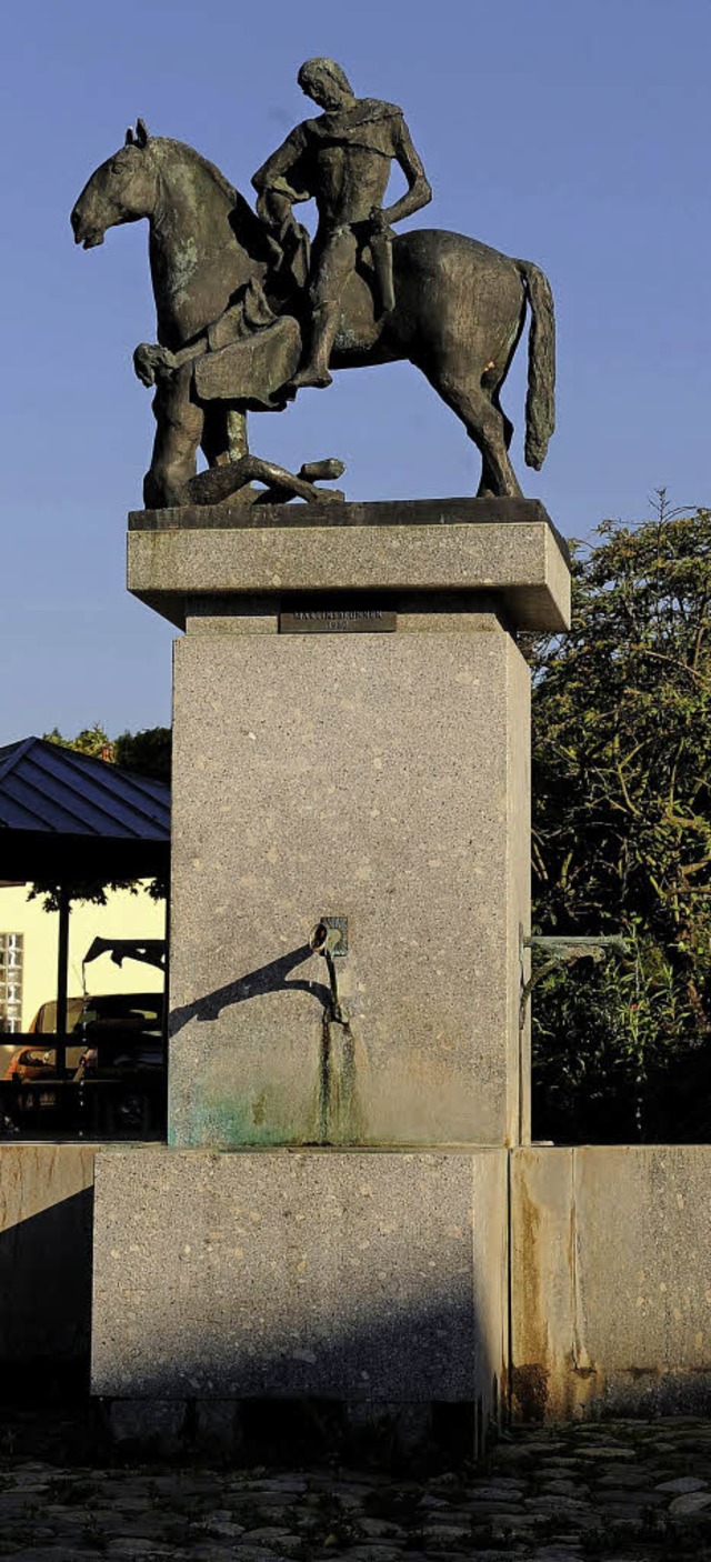 Der Martinsbrunnen in Obersckingen   | Foto: Karl Braun