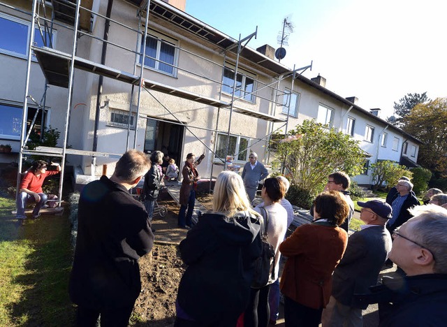 Ein Reihenhaus in Haslach wird energet...ren Sanierungsprojekten anzustacheln.   | Foto: Rita Eggstein