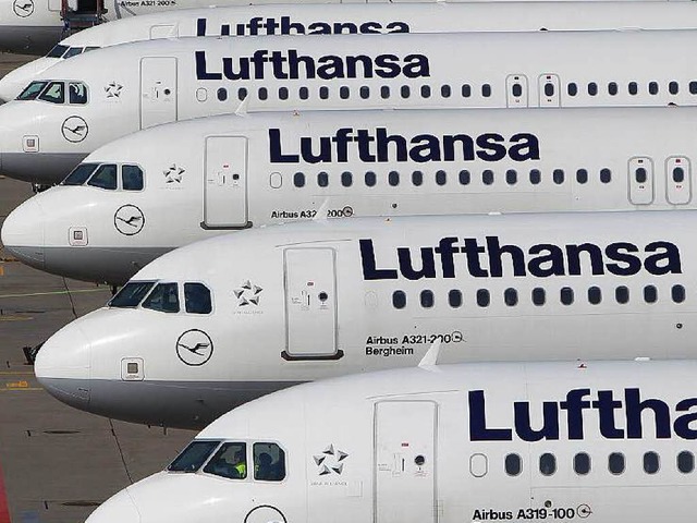 Beim Klimaschutz nicht spitze: die Lufthansa  | Foto: AFP