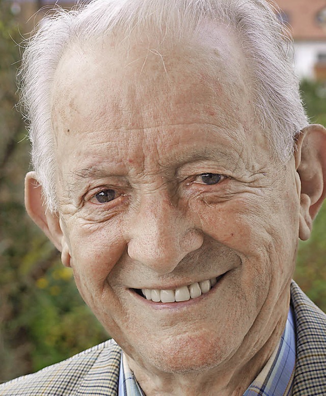 Max Heidenreich ist im Alter von 92 Jahren gestorben.   | Foto: Schleer