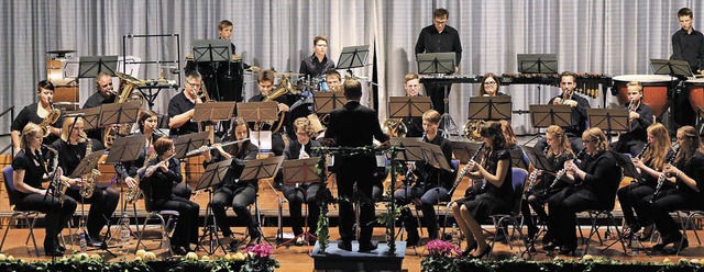 Das Jugendorchester Kippenheim begeist...Konzert in der Kippenheimer Festhalle.  | Foto: Sandra Decoux-Kone