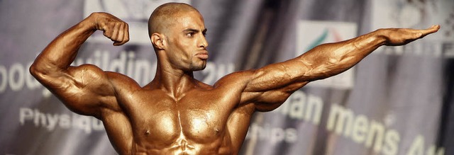Fr Bodybuilder gilt das Anti-Doping-G...r den Dopingfahndern haben zu mssen.   | Foto: AFP