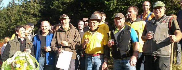 Wechsel auf der St. Wilhelmerhtte (vo... Wilhelm Rauffer und Bernhard Rombach.  | Foto: Privat