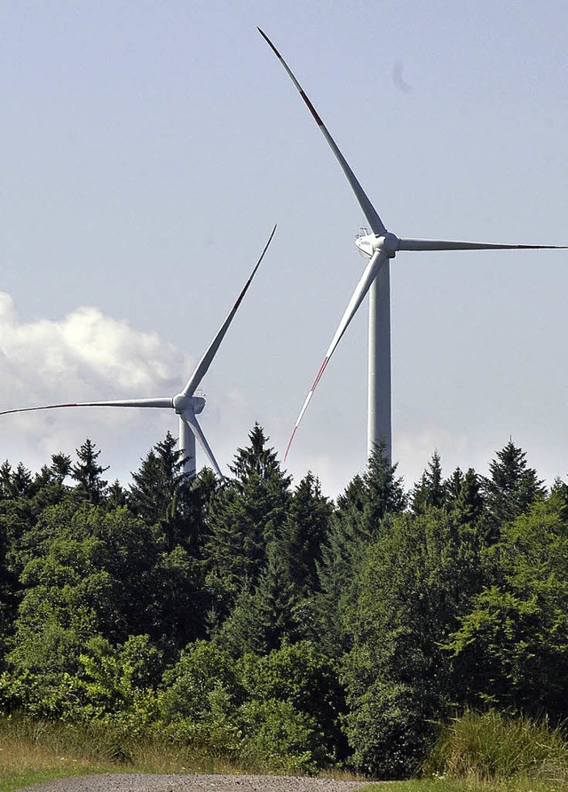 Stark im Kommen: Windkraftanlagen  | Foto: archivbild: michael bamberger