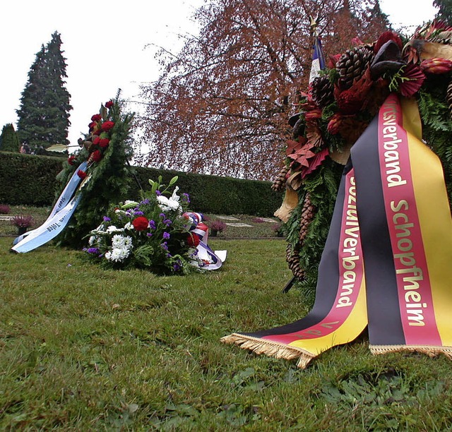 Zum Volkstrauertag gibt es wieder eini...iern in Schopfheim und den Ortsteilen.  | Foto: Hnig