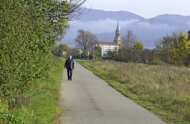 Der kleine Schlattweg, der von St. Geo...gt den St. Georgenern sehr am Herzen.   | Foto: Rita Eggstein