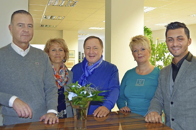 Norbert Striegel (Mitte) mit Team   | Foto: Anita Fertl