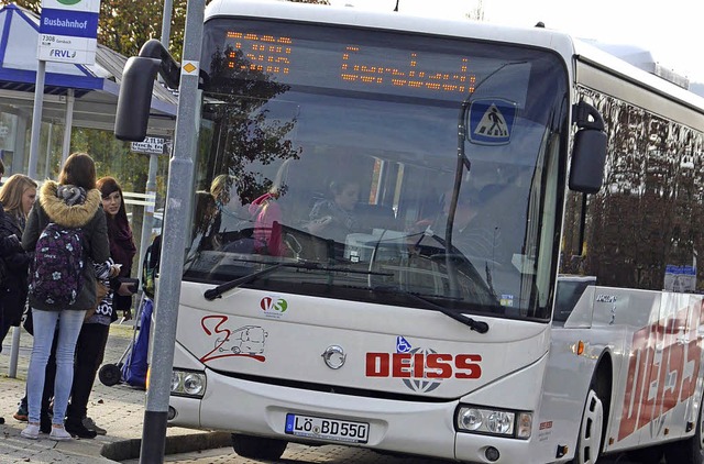 &#8222;Verbesserungsbedrftig&#8220; ist aus Gersbacher Sicht die Busanbindung.  | Foto: Andr Hnig